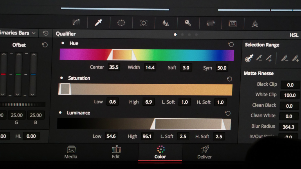 Edit video production control panel in studio. Editor editing an